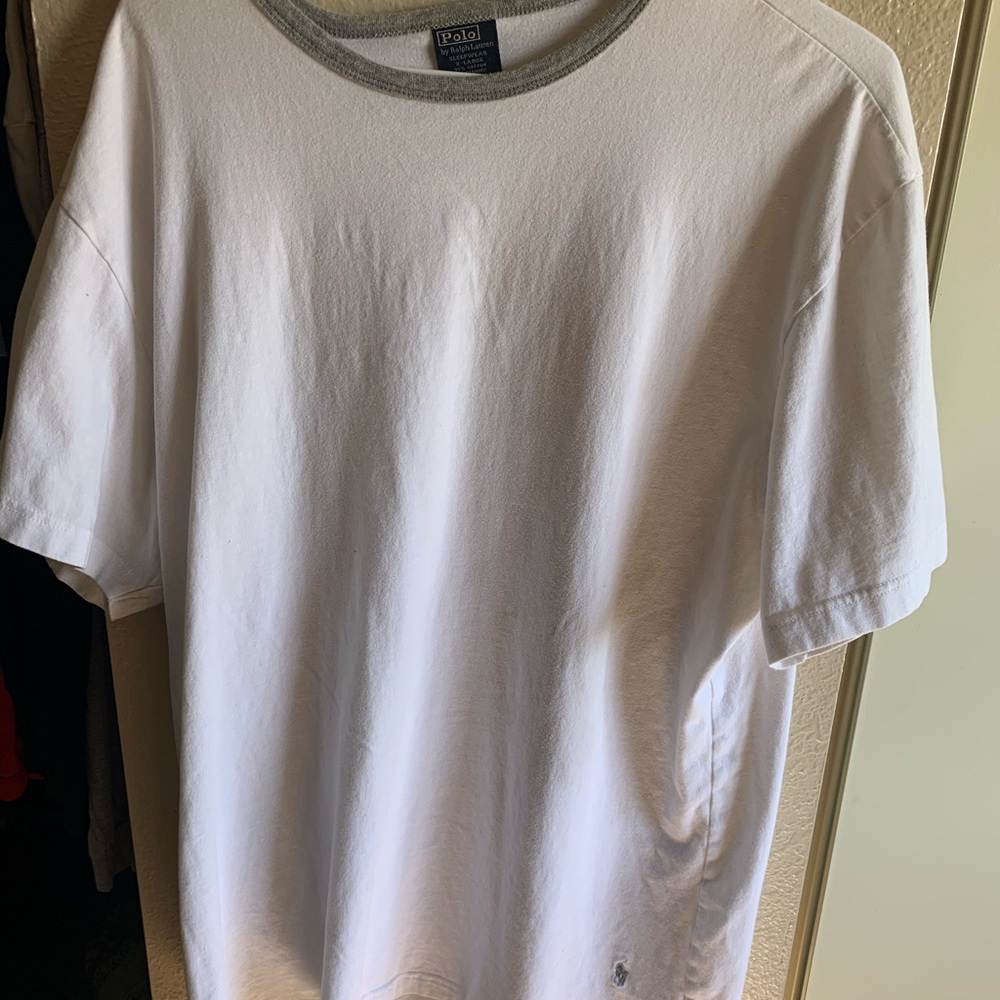 White polo shirt